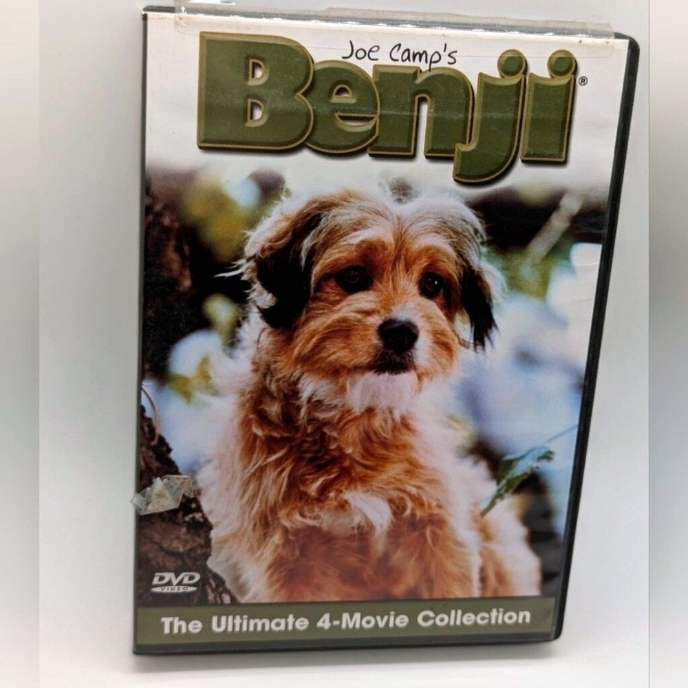 Benji The Ultimate 4 Movie Collection DVD 2 Disc Set 70s 80s Kids